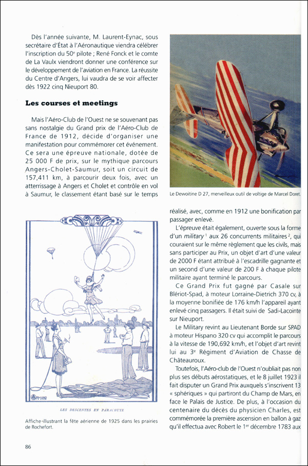 Histoire de l'aviation en Anjou p.86 Histoire de l'aviation en Anjou p.86